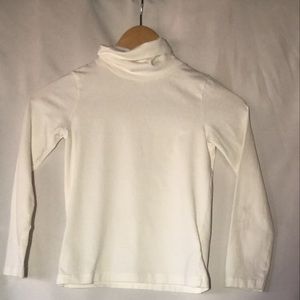 Long sleeve white turtleneck shirt 🤍